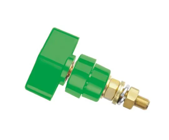 64-0517-79　Schutzinger 4mm Green Terminal Post, 1kV, 100A, M8 x 0.75 Thread　POL 102 / GN