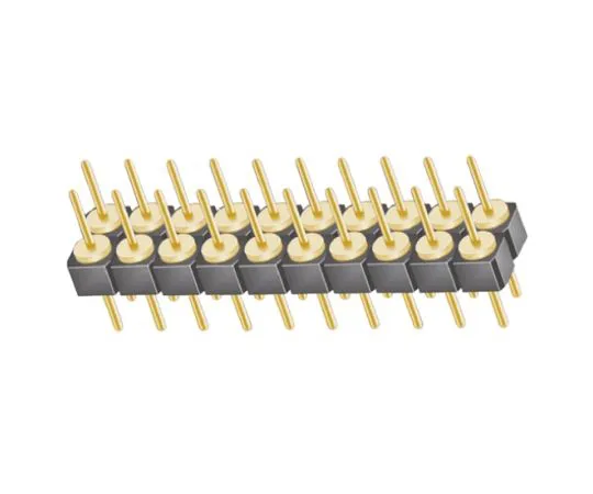 64-0580-81　Samtec TD, 20 Way, 2 Row, Straight Pin Header　TD-110-G-A