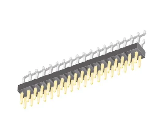 64-0590-33　Samtec TSM, 36 Way, 2 Row, Right Angle Pin Header　TSM-118-01-L-DH