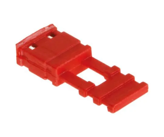 64-0494-93　HARWIN Jumper Female Straight Red Closed Top, Handle Pull 2 Way 1 Row 2.54mm Pitch　M7681-05