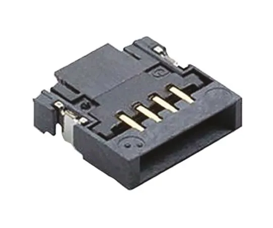64-0612-02　Amphenol FCI SFVL 0.5mm Pitch 4 Way Right Angle SMT Male FPC Connector, ZIF Bottom Contact　59453-041110EDHLF