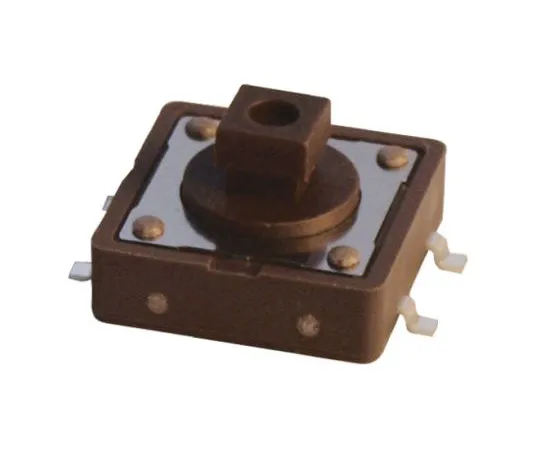 64-0578-67　Brown Cap Tactile Switch, Single Pole Single Throw (SPST) 50 mA @ 12 V dc 4.3mm　DTSM24NV