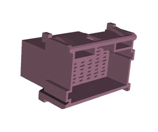 64-0378-19　TE Connectivity Timer Series, 21 Way Housing, with Solder Termination Method　1-967630-3