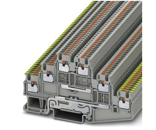 64-0508-77　Phoenix Contact, PT Clipline Series , 500 V Multi Level Terminal Block, Push In Termination　3213768