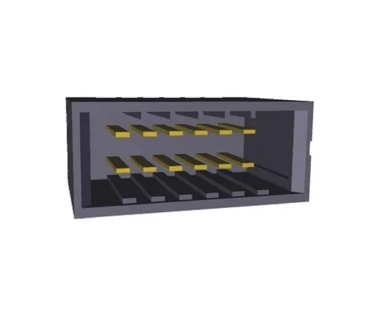 64-0390-79　TE Connectivity Dynamic 3000, 12 Way, Straight PCB Header　316516-2