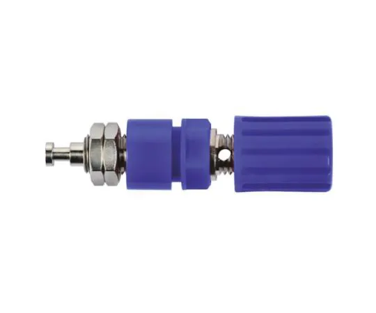 64-0517-72　Blue Female Banana Plug Solder 33 V ac, 70 V dc　POL 6718 / BL