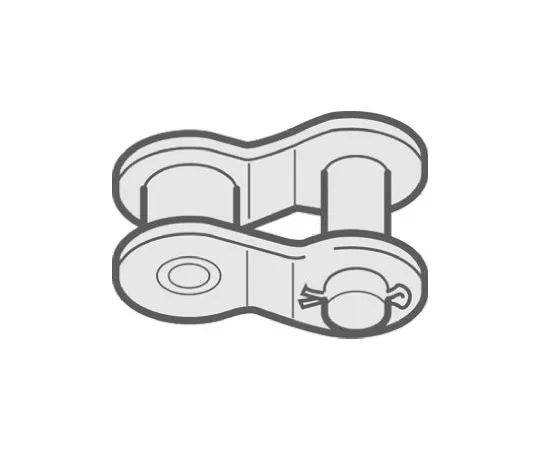 64-0403-44　Renold Steel Roller Chain Link, Chain Type 24B-1　24B1S12