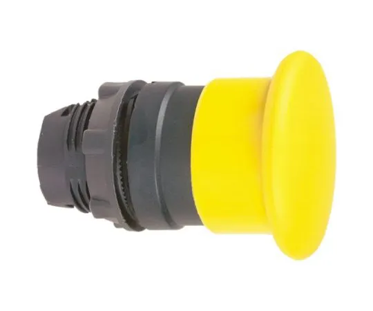 64-0498-05　Schneider Electric Harmony XB5 Series, Yellow Push Button Head, Spring Return, 22mm Cutout　ZB5AC5