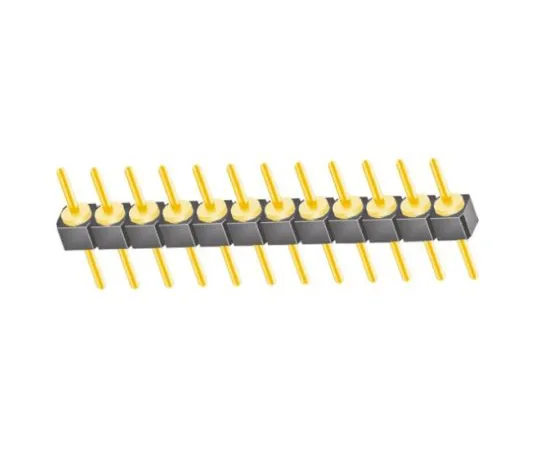 64-0582-05　Samtec TS, 12 Way, 1 Row, Straight Pin Header　TS-112-G-A