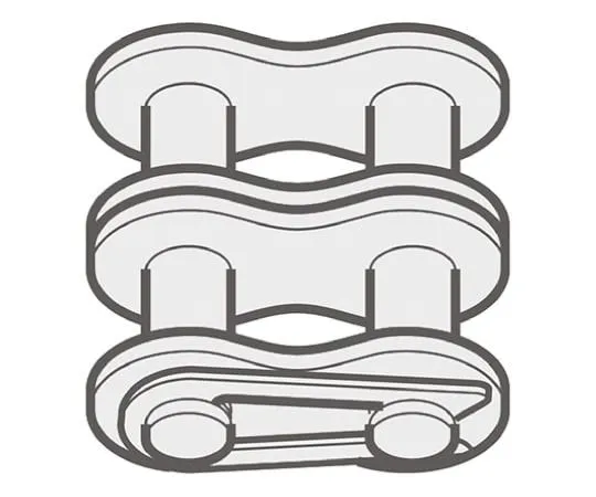 64-0403-59　Renold Steel Roller Chain Link, Chain Type 60-2　60A2S26