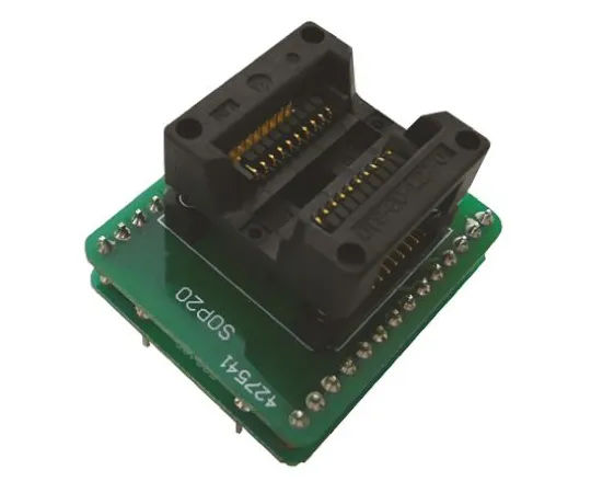 64-0616-81　ADA-SO20-200, Chip Programming Adapter for AT25128, AT25256, M25P40, M25P80　ADA-SO20-200