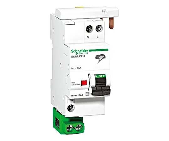 64-0636-08　Surge Arrester, 10kA, 275 V, DIN Rail Mount　A9L16617
