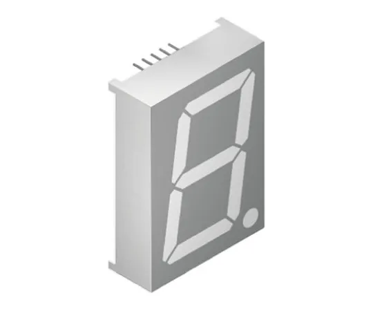 64-0388-18　SC15-11SURKWA Kingbright 7-Segment LED Display, CC Red 210 mcd RH DP 38mm　SC15-11SURKWA