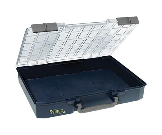 64-0627-84　Raaco Blue PC, PP, Adjustable Compartment Box, 79mm x 413mm x 330mm　136303