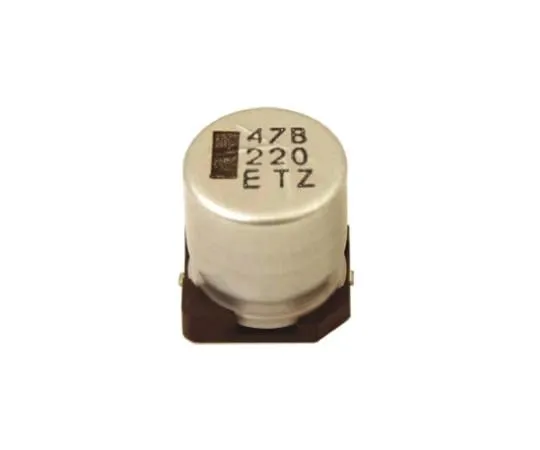 64-0421-63　Rubycon 220μF 6.3V dc Aluminium Electrolytic Capacitor, Surface Mount 6.3 (Dia.) x 8mm +105°C 6.3mm　6.3TZV220M6.3X8