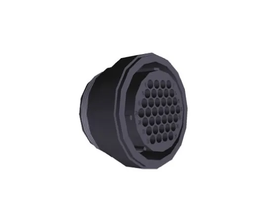 64-0375-57　TE Connectivity CPC Series 1 Series Cable Mount Connector, 37 contacts Plug　206150-3