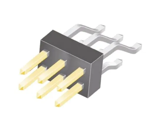 64-0582-11　Samtec TSM, 6 Way, 2 Row, Right Angle Pin Header　TSM-103-01-L-DH