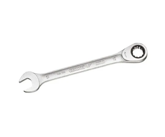 64-0619-39　Gedore 19 mm Combination Ratchet Spanner, Vanadium Steel　7 R 19