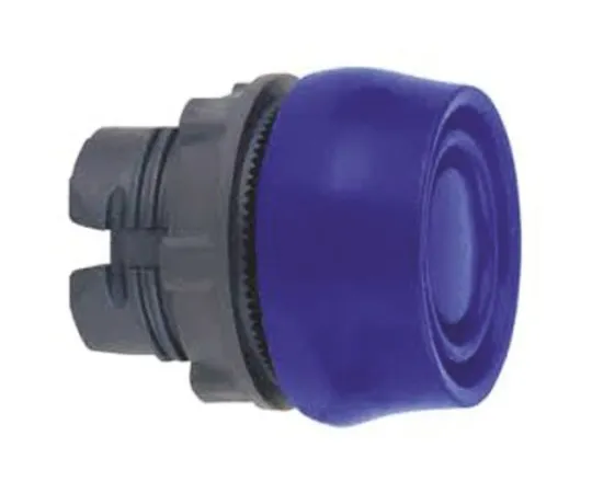 64-0497-76　Schneider Electric Harmony XB5 Series, Blue Push Button Head, Spring Return, 22mm Cutout　ZB5AP6S