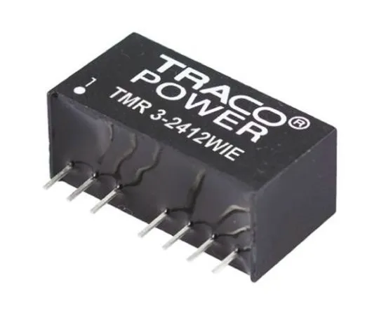 64-0607-28　TRACOPOWER TMR 3WIE 3W Isolated DC-DC Converter Through Hole, Voltage in 9 → 36 V dc, Voltage out 15V dc　TMR 3-2413WIE