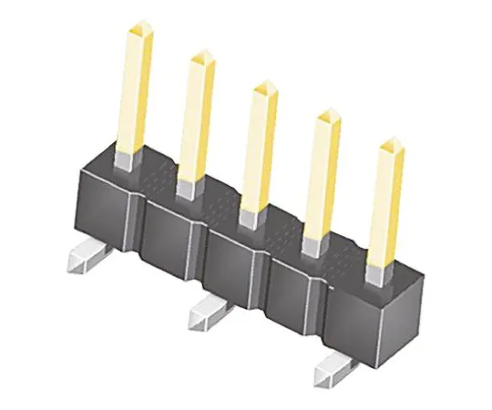 64-0582-27　Samtec TSM, 5 Way, 1 Row, Straight Pin Header　TSM-105-02-L-SV