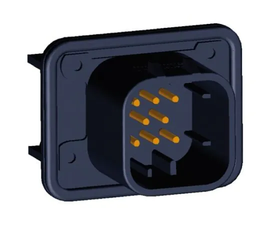 64-0425-73　TE Connectivity AMPSEAL Series, 3 Row 8 Way Panel Mount Plug PCB Connector, with Solder Termination Method　1-776280-1