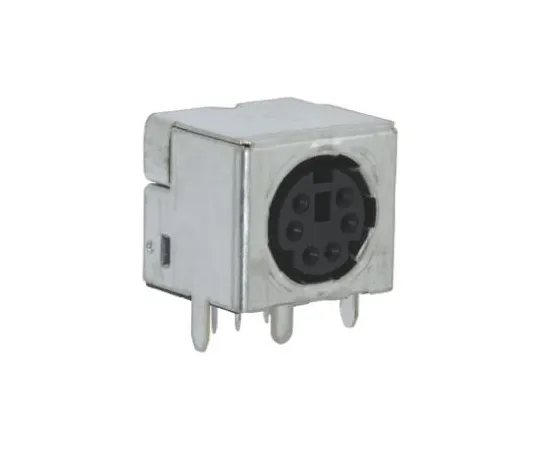 64-0381-64　TE Connectivity 6 Pole Right Angle Din Socket Socket, 1A, 30 V ac　5749265-1