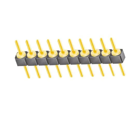 64-0582-01　Samtec TS, 10 Way, 1 Row, Straight Pin Header　TS-110-G-A