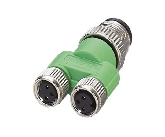 64-0407-85　Phoenix Contact 4 Pole M12 Plug to 6 Pole M8 Socket Adapter　1523984
