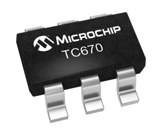 64-0596-33　Microchip TC670ECHTR, BLDC Motor Driver IC, 5 V 6-Pin, SOT-23　TC670ECHTR