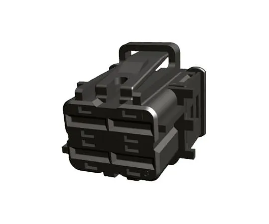 64-0426-03　TE Connectivity AMP MCP 6.3 Series, 2 Row 4 Way Cable Mount Socket Housing　1534404-1