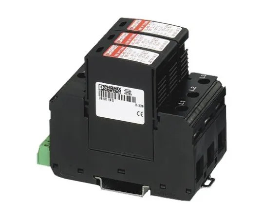 64-0351-78　3 Phase Industrial Surge Protector, 50kA, 250 V ac, DIN Rail Mount　2800188