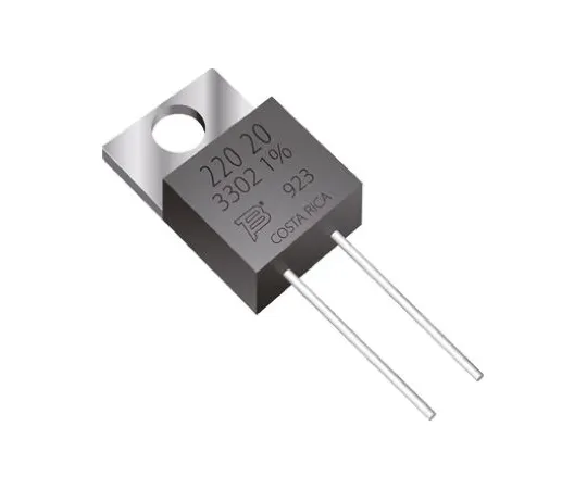 64-0479-45　Bourns 3Ω 20W Thick Film Resistor ±1% ±100ppm/°C　PWR220T-20-3R00F