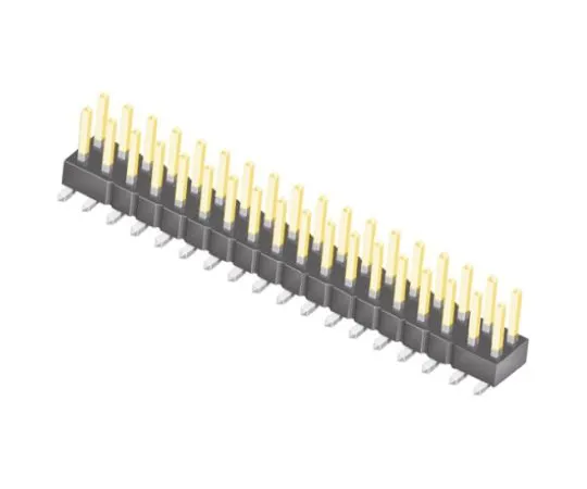 64-0590-37　Samtec TSM, 36 Way, 2 Row, Straight Pin Header　TSM-118-02-L-DV