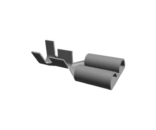 64-0393-51　TE Connectivity FASTON .250 Series Crimp Receptacle, 6.35 x 0.81mm, 18AWG to 14AWG, Tin Plated　1742971-4