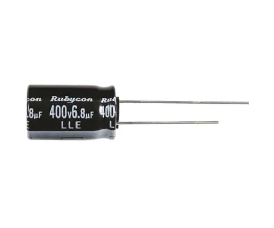 64-0591-52　Rubycon 4.7μF 200V dc Aluminium Electrolytic Capacitor, Through Hole 6.3 x 11mm +105°C 6.3mm 2.5mm　200LLE4,7MEFC6.3X11
