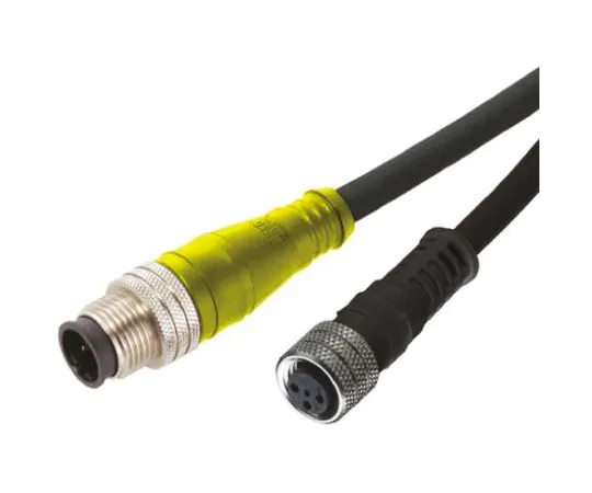 64-0512-91　Brad 2m Power Cable, Female Straight M8 to Male Straight M12, 4 A, 250 V　1200878415