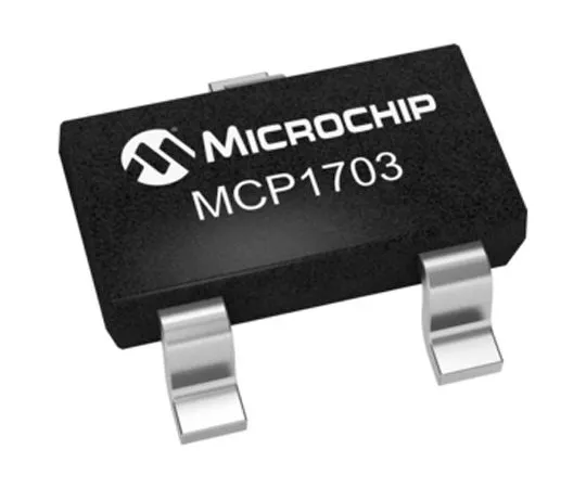 64-0634-15　Microchip MCP1703T-5002E/CB, LDO Regulator, 250mA, 5 V, ±2% 3-Pin, SOT-23A　MCP1703T-5002E/CB