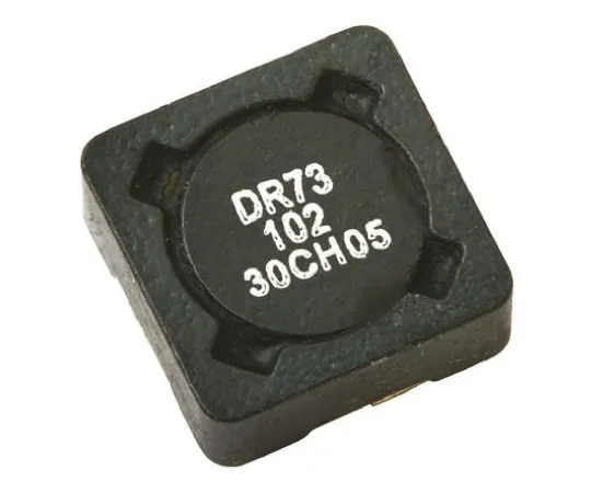 64-0606-06　Cooper Bussmann DR73/74/125/127 Series Type 73 Shielded Wire-wound SMD Inductor with a Ferrite Core, 100 μH ±20%　DR73-101-R
