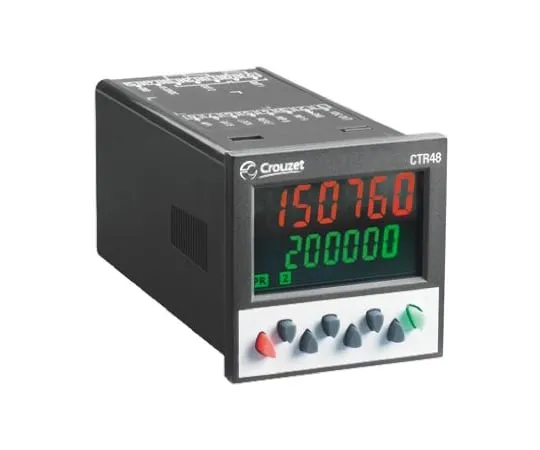 64-0423-24　Crouzet 6 Digit, LCD, Digital Counter, 40kHz, 24 V ac　87621212