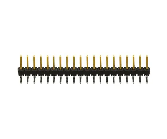 64-0591-21　Samtec TSW, 20 Way, 1 Row, Right Angle Pin Header　TSW-120-08-L-S-RA