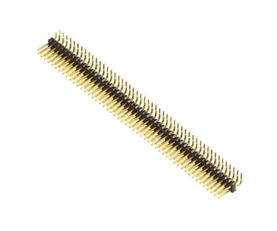 64-0591-41　Samtec TSW, 100 Way, 2 Row, Right Angle Pin Header　TSW-150-08-G-D-RA