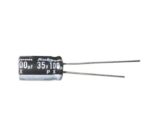 64-0583-73　Rubycon 3.3μF 400V dc Aluminium Electrolytic Capacitor, Through Hole 8 x 11.5mm +105°C 8mm 3.5mm　400PX3R3MEFC8X11.5