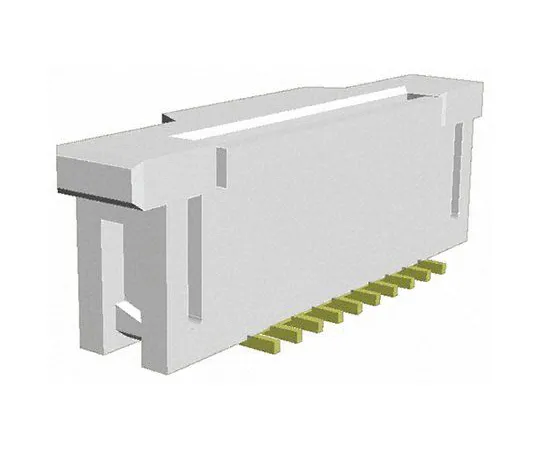 64-0381-88　TE Connectivity FPC 1mm Pitch 10 Way Straight SMT Female FPC Connector, ZIF Vertical Contact　1-1734248-0