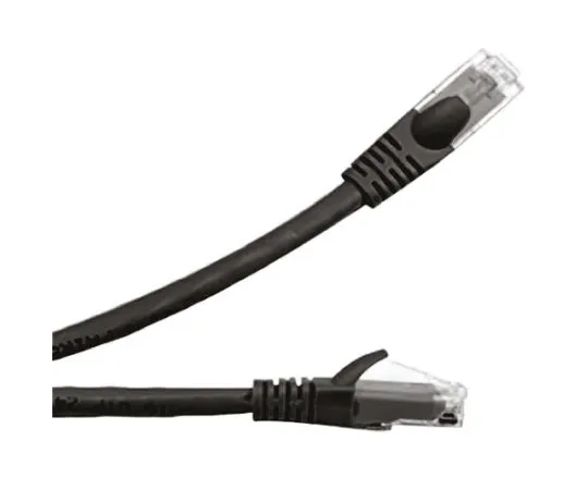 64-0640-03　RS Pro Shielded Cat6a Cable 500mm, Black, Male RJ45/Male RJ45　778-5161