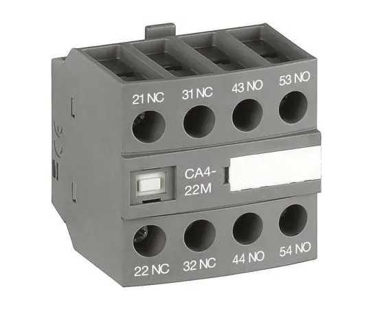 64-0346-70　ABB CA4, 3NO/NC (4), Auxiliary Contact, Front Mount, 6 A　1SBN010140R1131  CA4-31M
