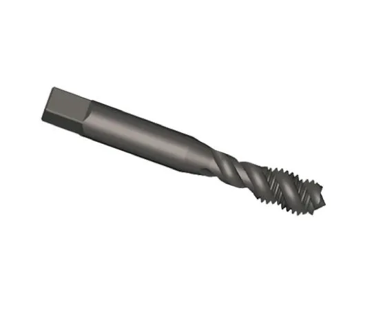 64-0387-63　Dormer HSS-XS1 M2.5 Spiral Flute Thread Tap, 44.5 mm Length　E003M2.5