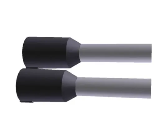 64-0378-75　TE Connectivity Insulated Crimp Bootlace Ferrule, 8mm Pin Length, 1.8mm Pin Diameter, 1.5mm² Wire Size, Black　1241003-1