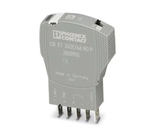 64-0595-64　Phoenix Contact CB E1 24DC/6A 1 Pole Thermal Magnetic Circuit Breaker　2800905