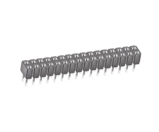 64-0589-97　Samtec CES Series 2.54mm Pitch 32 Way 2 Row Straight PCB Socket, Through Hole, Through Hole Termination　CES-116-01-T-D